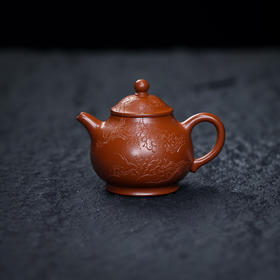 【青山特惠】宜兴 原矿大红袍 潘壶 手工紫砂壶.190cc.李杰