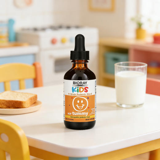 Bioray NDF Tummy儿童消化道结肠益生菌液草本滴剂 60ML 商品图4