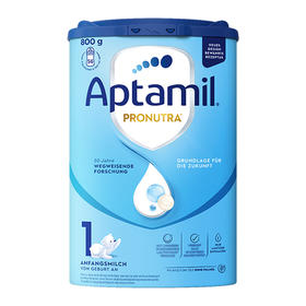 [极速送达]德国 爱他美（Aptamil）婴儿配方奶粉 1段 800g（新版）
