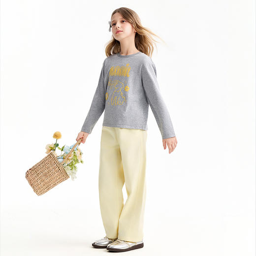 【实体店同款】女童长袖针织衫春季新款安奈儿童装AG611083 商品图3