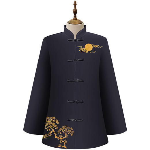 高档寿衣男士"松晖长明"弹力棉寿衣全套 商品图1