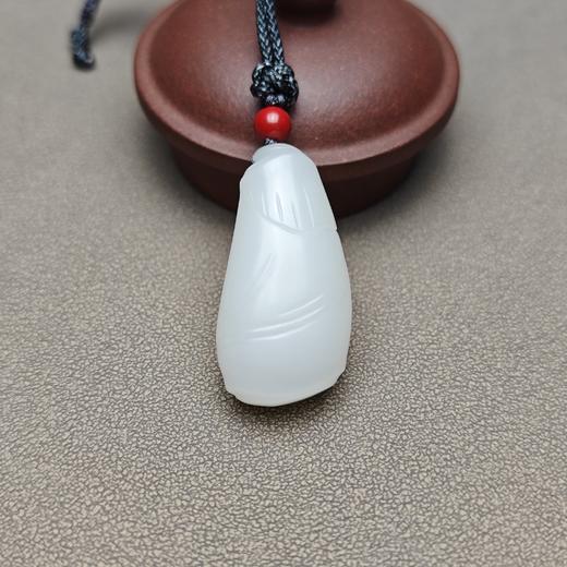 新疆和田玉且末料羊脂玉超白结节高（中号） 126-13（一个） 商品图9