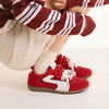 西遇红色德训鞋女2026春季新款百搭阿甘鞋本命年运动休闲轻便板鞋K0166252 商品缩略图2