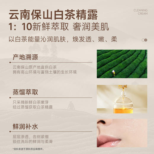 柏肤源 白茶植萃净颜毛孔清洁霜 商品图1