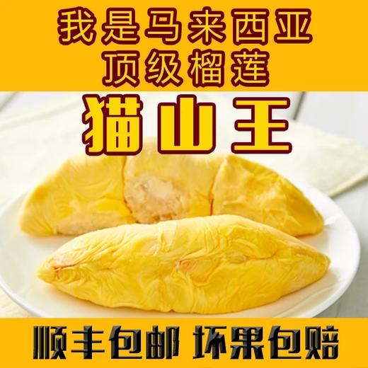 [最农公社]正品马来西亚猫山王榴莲鲜果树上熟 收到冷藏后立刻食用风味口感佳（顺丰京东陆运） 商品图2