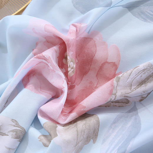 全棉印花四件套【悠梦嘉居YJ-15512全棉印花四件套 100%棉柔软透气，舒适耐用1.5/1.8床通用，倾心花絮 /草长莺飞/街角咖啡】 商品图8