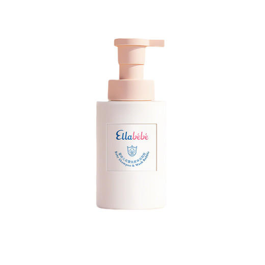 Ellabebe嗳乐蓓贝婴幼儿洗发沐浴泡泡 氨基酸洗沐二合一300ml 0岁+ 商品图3