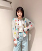 ER*同款26早春新品提花花朵扣子装饰针织开衫011b 商品缩略图3