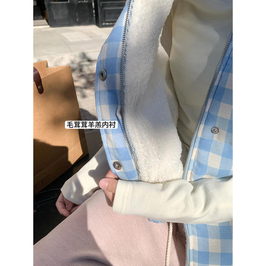 <曾小咸推荐>现货秒杀 ！微信超特价！韩系叠穿格子马甲 日常219.99 立减120 秒杀99.99！！ 商品图3