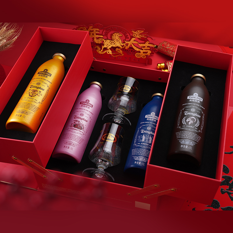 青岛啤酒时光海岸精酿啤酒礼盒 2026 文化酒