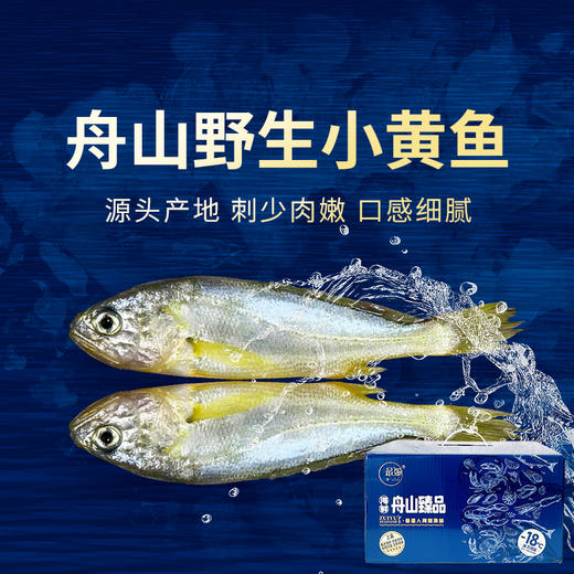 【GJ链接请勿用!!!】【舟山野生小黄鱼礼盒】液氮锁鲜，新年 “小金条”，500克/袋 商品图0