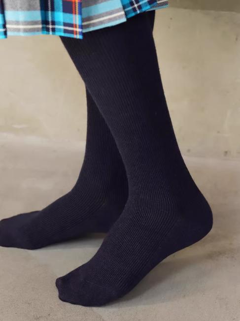 BL2035厚木400D相当吸湿发热针织竖纹打底裤秋冬保暖加裆连裤袜 商品图3