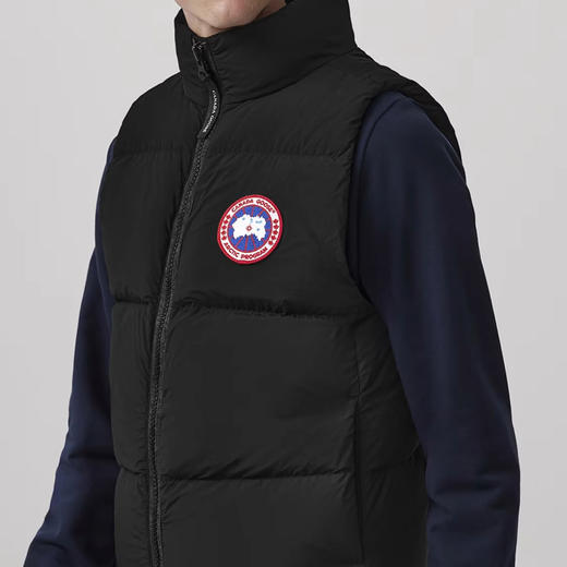【超惠秒】Canada Goose 加拿大鹅 男士劳伦斯 防风保暖立领双向拉链 90%鸭绒羽绒背心 2804M-61 商品图6