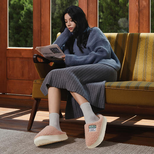 朴西2025新款山楂棉拖鞋男女秋冬室内家居保暖防滑加绒棉拖 商品图4