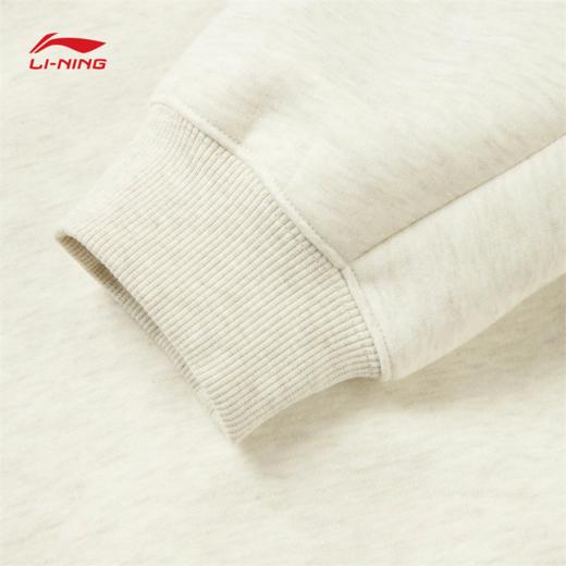 李宁反伍BADFIVE男子立体裁剪宽松套头卫衣AWDW027 商品图7