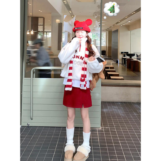 <曾小咸推荐>现货秒杀 ！微信超特价！字母刺绣羊羔毛卫衣 日常179.99 立减90 秒杀89.99！！ 商品图3