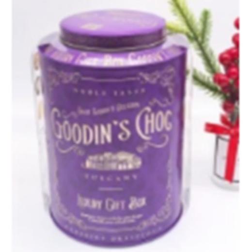 高点大圆罐曲奇饼干308g（紫） 商品图0