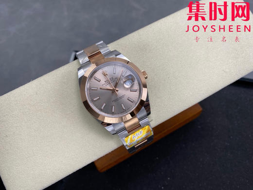 ARF劳力士日志型41mm 间玫金光圈 丹东3235机 板带 三珠链 904L钢 男士腕表 商品图3