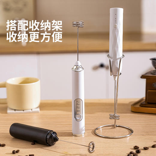 摩登主妇咖啡打泡器电动搅拌器手持打发器奶泡机牛奶起泡器打奶器 商品图3