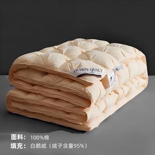 五星级酒店羽绒被95白鹅绒春秋被加厚冬季保暖婚庆被芯 商品图3