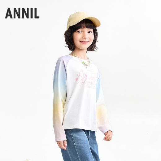 【实体店同款】女童长袖针织衫春季新款安奈儿童装AG611085 商品图2