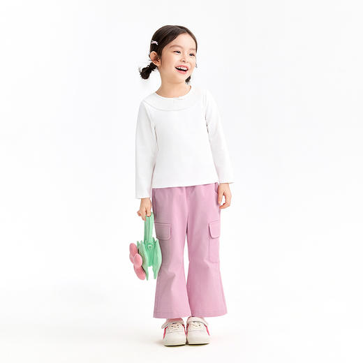 【实体店同款】女童翻领长袖上衣春季新款安奈儿童装XG611046 商品图3