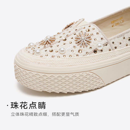 星期六26春新款立体珠花厚底渔夫鞋SSE1111162 商品图8