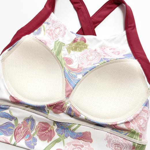 壁虎瑜伽【2601TZ490】花开富贵聚拢美背套装【5天发货】（可拆卸胸垫） 商品图7