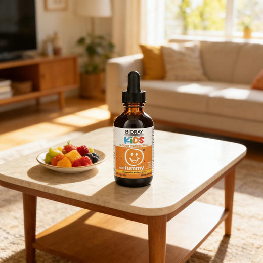 Bioray NDF Tummy儿童消化道结肠益生菌液草本滴剂 60ML 商品图2