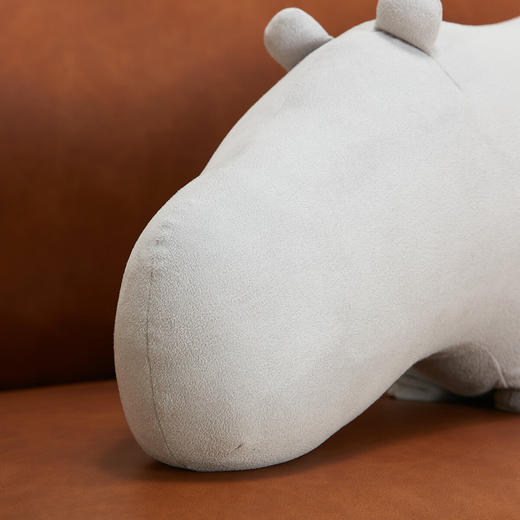 沙发靠枕抱枕可爱卡通河马软绵绵抱枕 商品图1