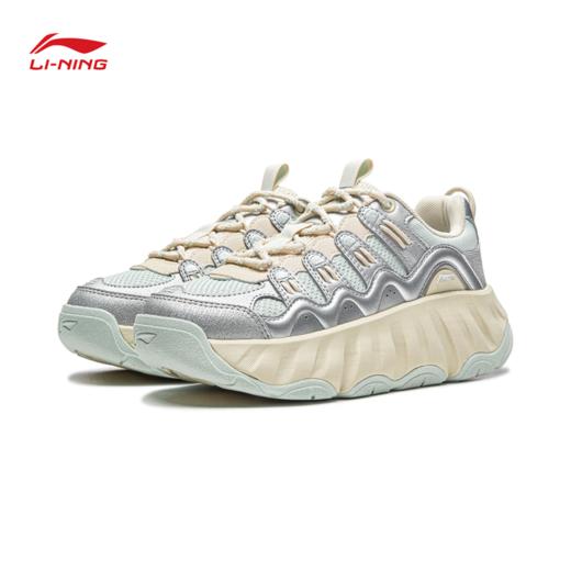 李宁曲奇鞋女子减震轻质回弹经典休闲鞋AGCW028 商品图5