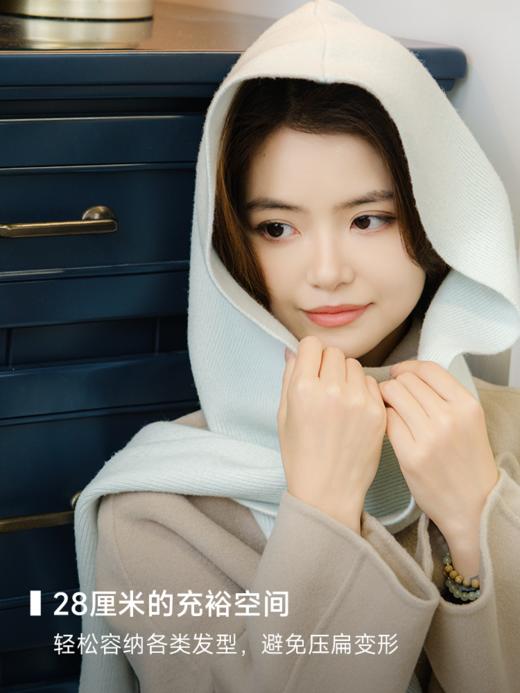 冬日氛围神器 超细美丽诺羊毛连帽围巾ACG1SAF091、ACG1SAF068 商品图1