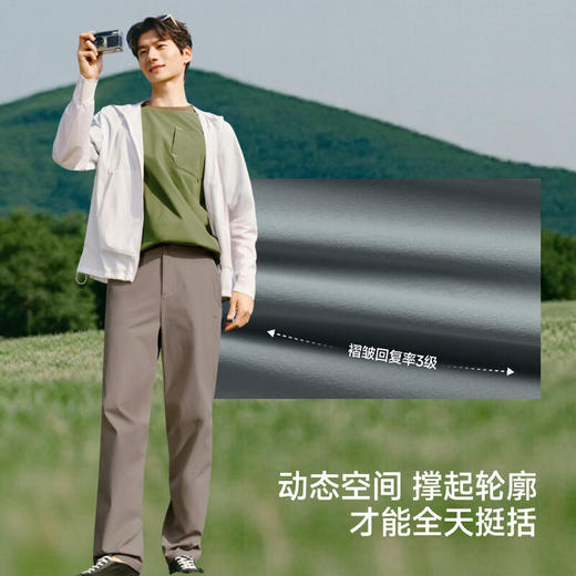 【春上新】【新品】6楼-蕉下男士立体高弹阔腿裤EL003吊牌价399 商品图3