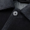【含绵羊毛&鹅绒】圣得西26年春季男士羽绒大衣时尚翻领毛呢大衣 商品缩略图10