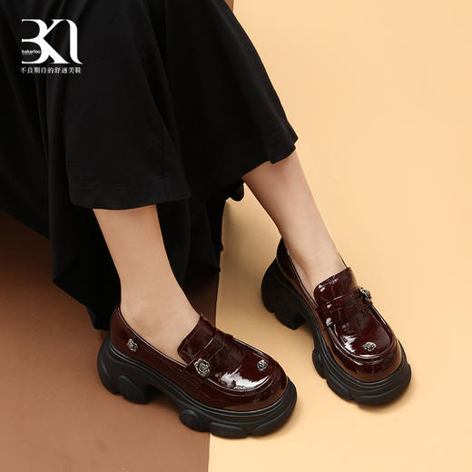 【必入款】Bakerloo舒适厚底乐福女鞋 商品图3