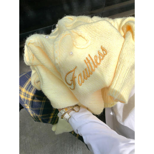 <曾小咸推荐>现货秒杀 ！微信超特价！星星字母刺绣毛衣 日常169.99 立减80 秒杀89.99！！韩系格纹半身裙  秒杀89.99！！ 商品图5