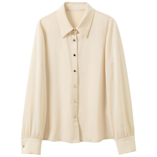 【六好流光衫】三彩2026春季新款衬衫翻领宽松衬衣简约通勤叠穿Z 商品图4