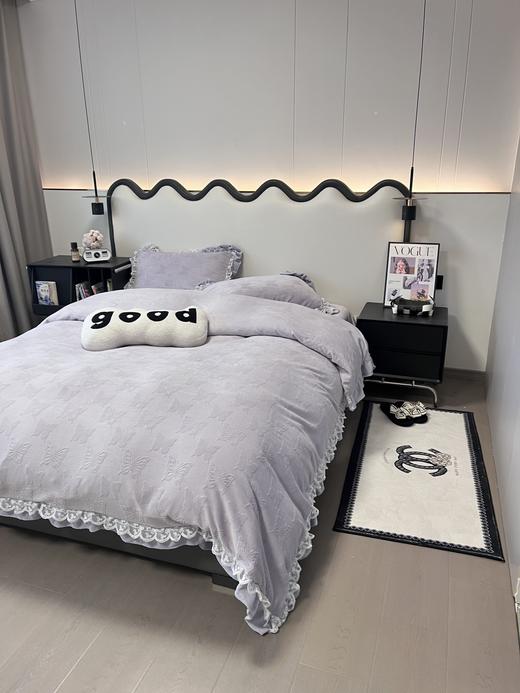 【清仓165元起】【一套约7.5斤重】秋冬雕花花边牛奶绒四件套【不支持退换货】 商品图13