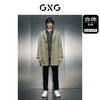 GXG男装  烧花工艺简约时尚中长款大衣 冬季热卖GEX12625874 商品缩略图1