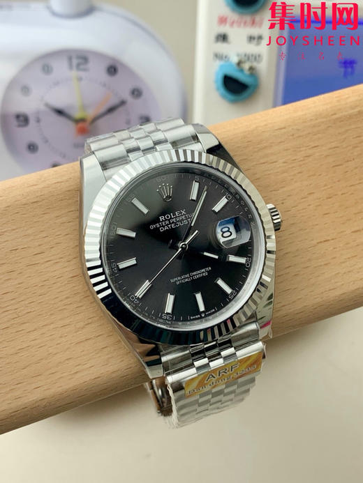 ARF劳力士日志型41mm 水泥灰 灰盘 丹东3235机 五珠链 904L钢 男士腕表 商品图8