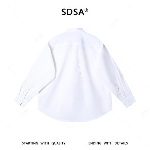 24171SDSA男士春夏新款痞帅男装韩版简约纯色设计感长袖衬衫百搭休闲 商品图4