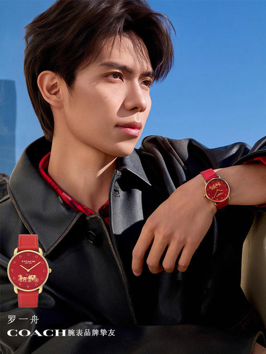 男女同款寇驰马年限定红金镶嵌吉祥新程手表 商品图2