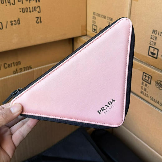 p家三角粉色化妆包 商品图0