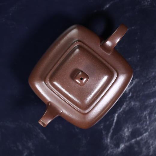 【青山特惠】精品全手工紫泥 四方传炉 紫砂壶 280cc 周玉奇【大拍级陶手】 商品图7