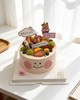 【优品系列】--【粉色水果笑脸】女士水果生日蛋糕 商品缩略图1