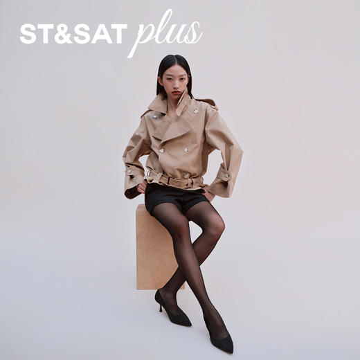 【糯米糍系列】星期六26春新款极简风日常通勤百搭细跟单鞋SSE1111055 商品图4