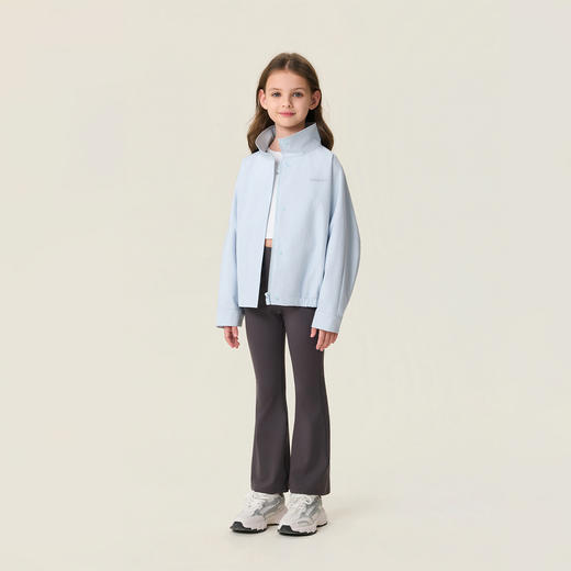 马克珍妮时髦运动风女童立领夹克外套2026年春装新款560293 商品图1