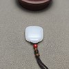 新年特惠！新疆和田玉且末料羊脂玉雅致小方平安牌 126-19 商品缩略图3