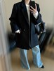 女款羊毛廓形西装外套大衣he 商品缩略图3