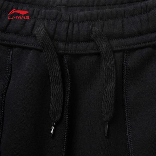 李宁日进斗金系列女子直筒吸汗舒适易去污宽松卫裤AKLW188 商品图7